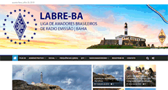 Desktop Screenshot of labre-ba.org.br